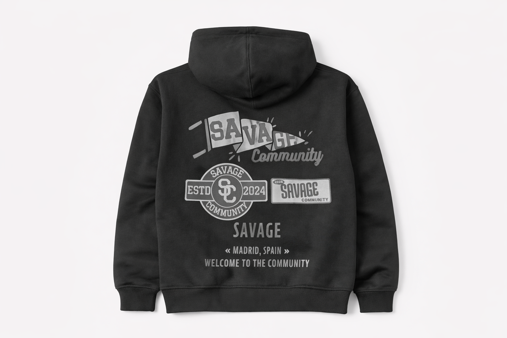 Fraternity Hoodie Black