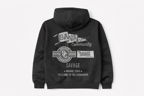 Fraternity Hoodie Black